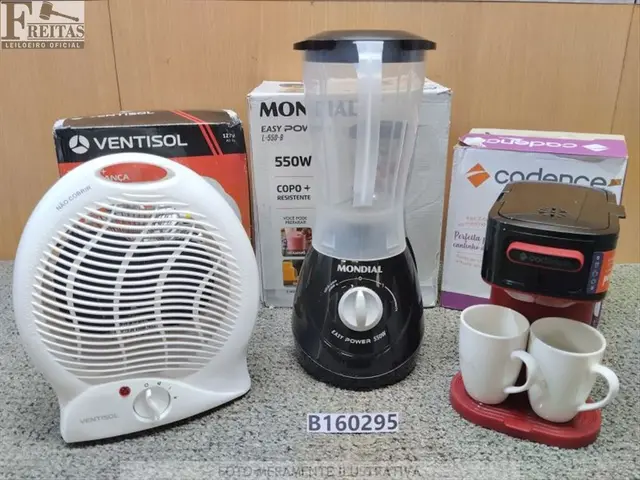LOTE COM 01 VENTISOL A1 AQUECEDOR DOMÉSTICO 1500W COR BRANCO 110V