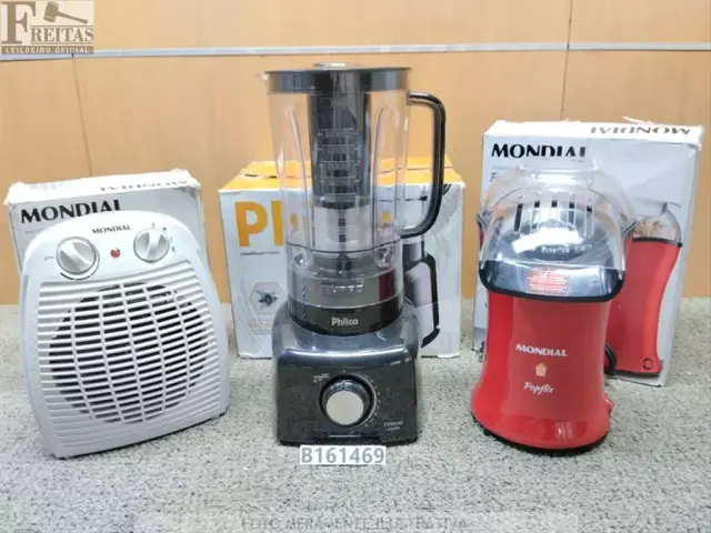 LOTE COM 01 PIPOQUEIRA POPFLIX PP-03 1200W VERMELHA MONDIAL 110V *25B00