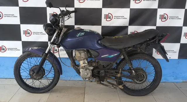 HONDA/CG 125 TITAN KS-2001/2001/GASOLINA - LOD8338/RJ / APL - BARRA DO PIRAI - VEÍCULO CONSERVADO SEM MOTOR