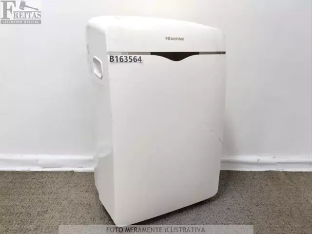 LOTE COM 01 AR-CONDICIONADO PORTÁTIL HISENSE AP-12CWBRNPS01 WI-FI 12.000BTU 1100W 127V 60HZ COM…