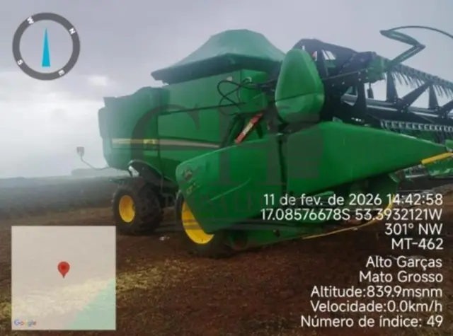 COLHEITADEIRA JOHN DEERE - ANO 2015