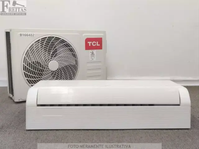 LOTE COM 01 AR CONDICIONADO SPLIT TCL INVERTER FRIO 12.000 BTUS (EVAPORADORA/CONDENSADORA…