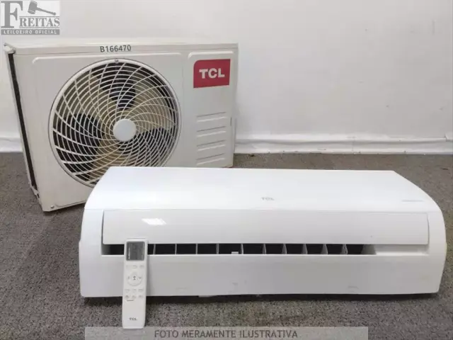 LOTE COM 01 AR CONDICIONADO SPLIT TCL INVERTER FRIO 12.000 BTUS (EVAPORADORA/CONDENSADORA…