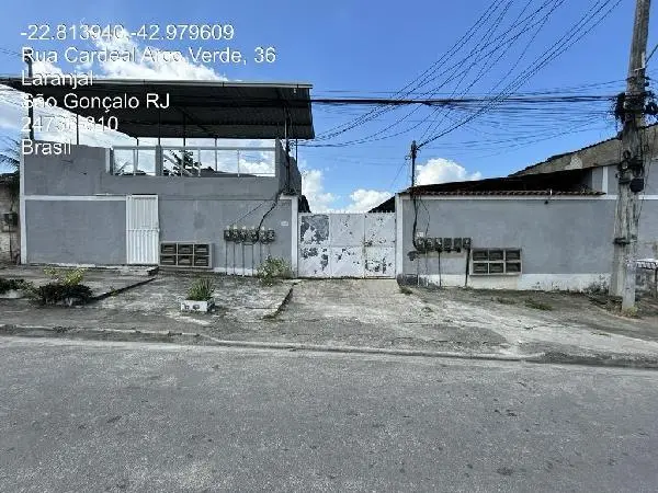 Casa - Área privativa: 38,75 m², Com 1 qt(s) - Localizado(a): RUA CARDEAL ARCO VERDE, N. 901, CS 07 QD 50 LT 28 - SAO GONCALO/RJ - CEP: 24000000