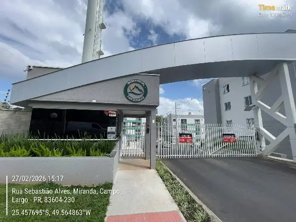Apartamento - Área privativa: 47,09 m², Com 2 qt(s) - Localizado(a): RUA ANGELO ZANETTI, N. 795, Apto. 303, BL 23 - CAMPO LARGO/PR - CEP: 83605090