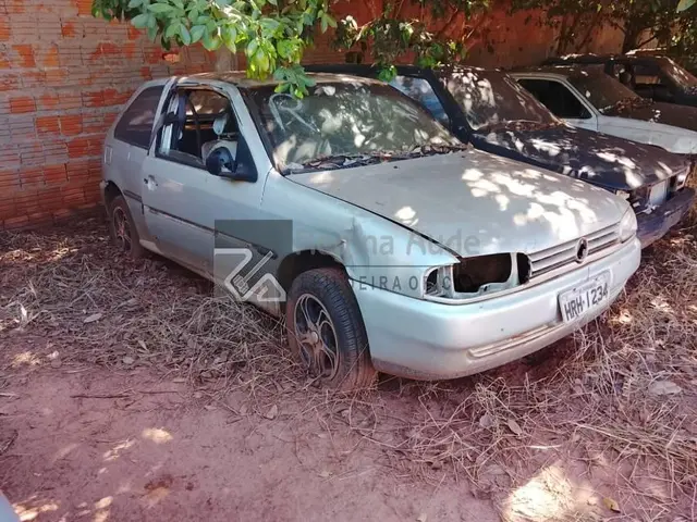VW GOL CLI - 1995/1996 (PRATA) - SUCATAS INSERVÍVEIS