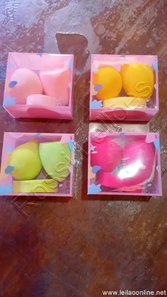Lote com 120 kits de esponja, cada kit com 3 unid