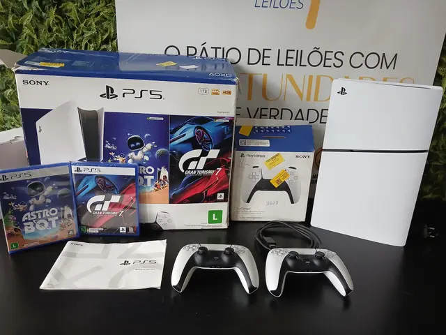 CONSOLE SONY PLAYSTATION 5 1TB 4K 120hz HDR MODELO DISCO - NO ESTADO EM QUE SE ENCONTRA