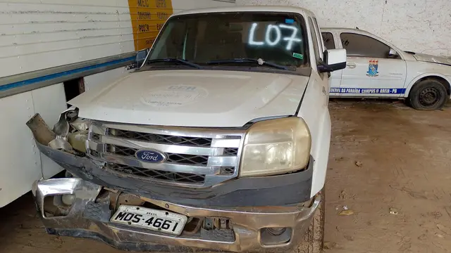 FORD/RANGER XLT - ANO/MODELO: 2011/2012 – PLACA: MOS4661 – RENAVAM: 450012549 – COMBUSTÍVEL: DIESEL – COR: BRANCA