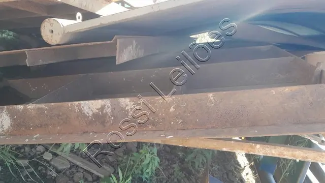 03 chapas de aço esp. 3 mm (1,20 m x 6,00 m)- no estado