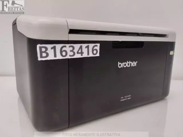 LOTE COM 01 IMPRESSORA BROTHER HL-1212W 110/120V 50/60HZ COM TONER / CABO U63982K1N199042