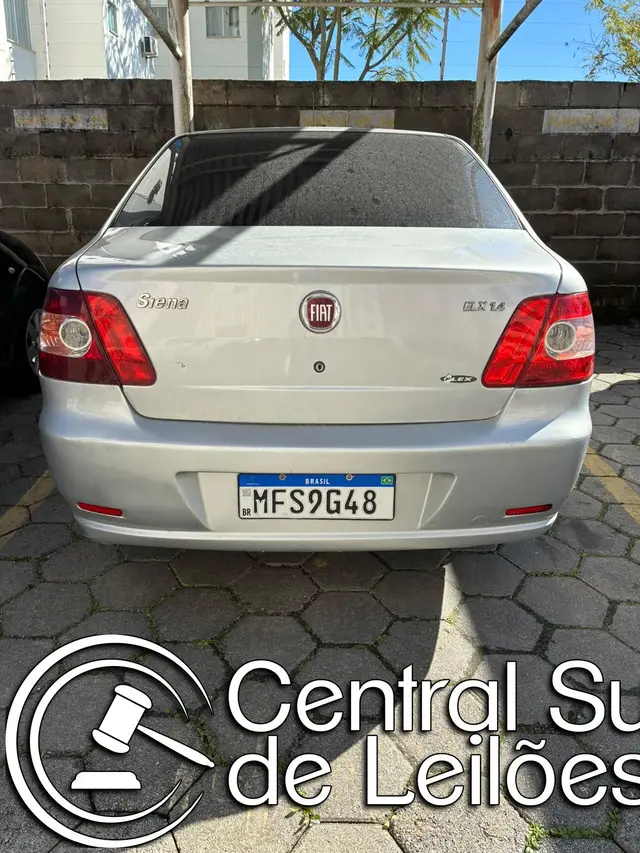 Automóvel Fiat/Siena ELX Flex, ano/modelo 2007, placa MFS9G48