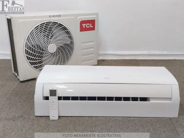 LOTE COM 01 AR CONDICIONADO SPLIT TCL FRIO 12.000 BTUS (EVAPORADORA/CONDENSADORA TAC-12CSA1 220V…