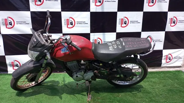 HONDA/CG 125 TITAN KS-2000/2001/GASOLINA - LNH2405/RJ / APL - NOVA IGUAÇU - VEÍCULO CONSERVADO SEM MOTOR