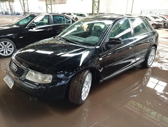 AUDI A3 2006 2006 PRETO - SINISTRADO-PEQUENA MONTA