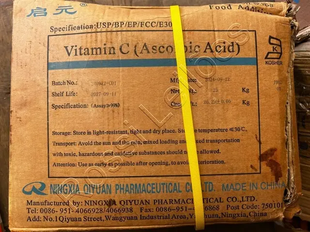 01 CAIXA DE VITAMINA C - NO ESTADO SEM GARANTIAS
