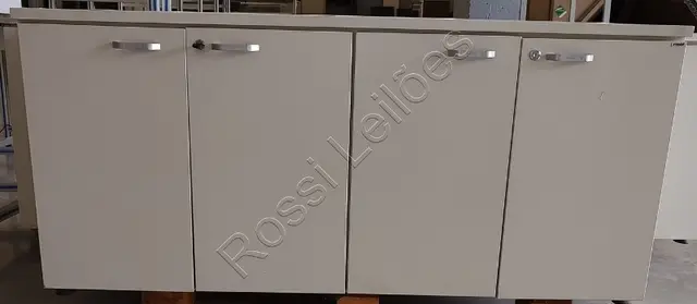 3 PÇS ARMÁRIO DE CHÃO MARCA RICCO 04 PORTAS - 1,65X53X74