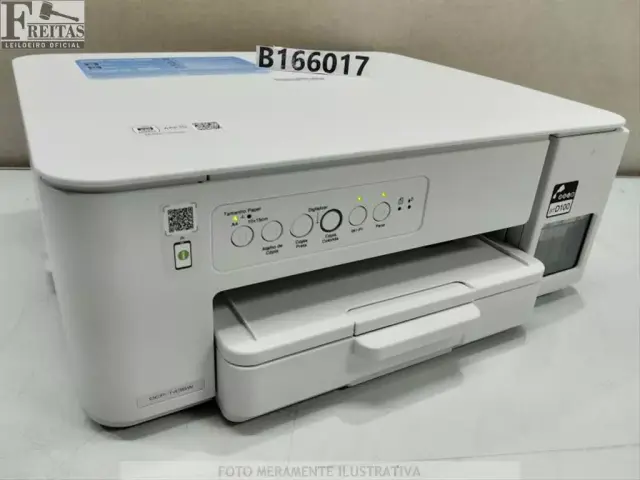 LOTE COM 01 IMPRESSORA BROTHER DCP-T436W TANQUE DE TINTA BIVOLT 50/60HZ ACOMPANHA CABOS…