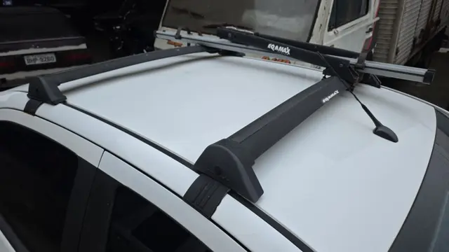 LOTE C/ BAGAGEIRO PARA ONIX / PRISMA E SUPORTE DE TETO PARA BICICLETA EQMAX