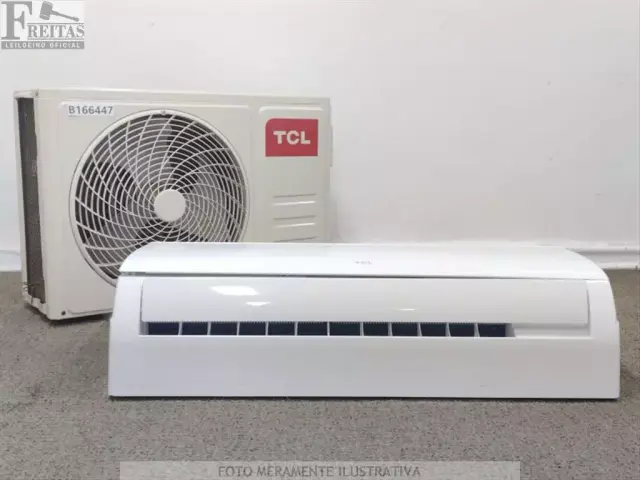 LOTE COM 01 AR CONDICIONADO SPLIT TCL FRIO 12.000 BTUS (EVAPORADORA/CONDENSADORA TAC-12CSA1 220V…
