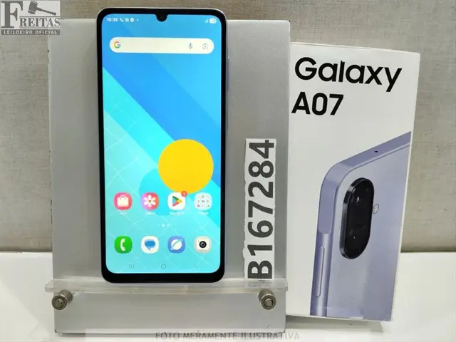 LOTE COM 01 SMARTPHONE SAMSUNG GALAXY A07 SM-A075M/DS 128GB 4GB RAM COM BATERIA R9QL2059E3Y
