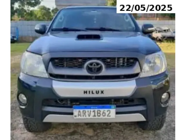 TOYOTA HILUX CD4X4 SRV - 09/09 - Preta - Depósito