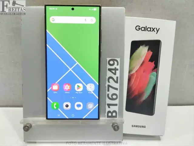 LOTE COM 01 SMARTPHONE SAMSUNG GALAXY S24 ULTRA SM-S928B/DS 512GB 12GB RAM COM BATERIA RQCX10471PR