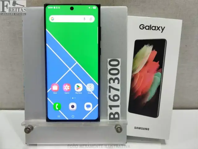 LOTE COM 01 SMARTPHONE SAMSUNG GALAXY S22 ULTRA SM-S908E 256GB 12GB RAM COM BATERIA RXCT500L8ST