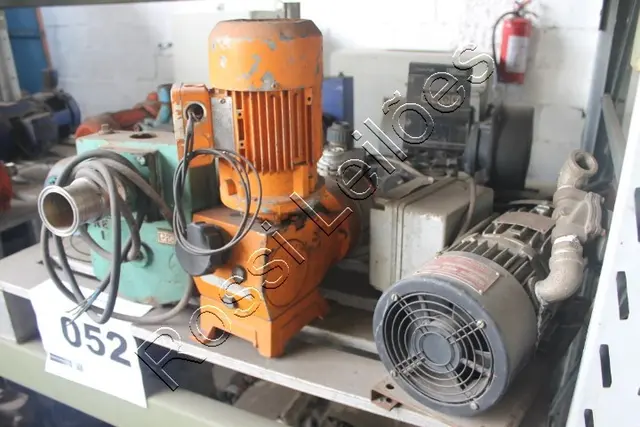 MOTOVIBRADOR; 3 MOTOBOMBAS; 2 BOMBAS À VÁCUO; MOTORREDUTOR - NO ESTADO
