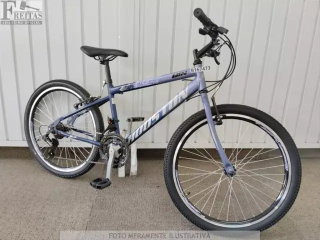 LOTE COM 01 BICICLETA HOUSTON WIN AZUL