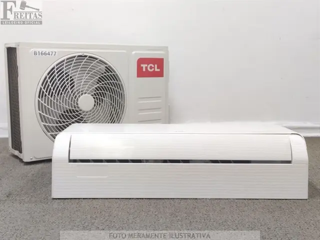 LOTE COM 01 AR CONDICIONADO SPLIT TCL INVERTER FRIO 12.000 BTUS (EVAPORADORA/CONDENSADORA…