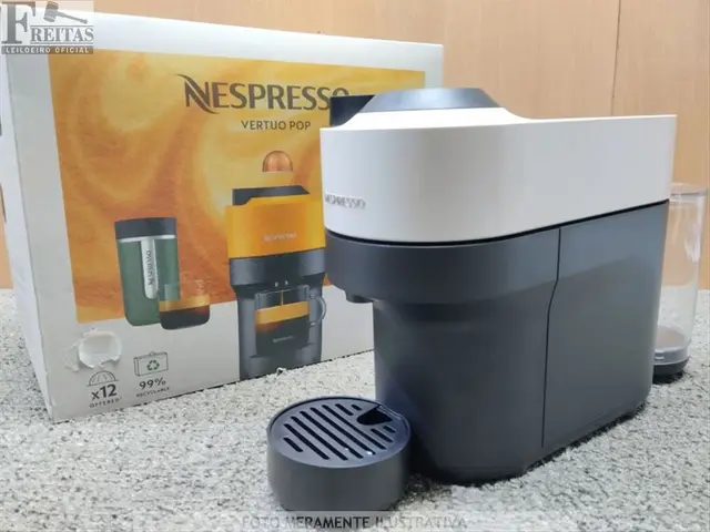 LOTE COM 01 CAFETEIRA NESPRESSO VERTUO POP 1300W GCV2-BR3-WH-NE WHITE 220V 60HZ