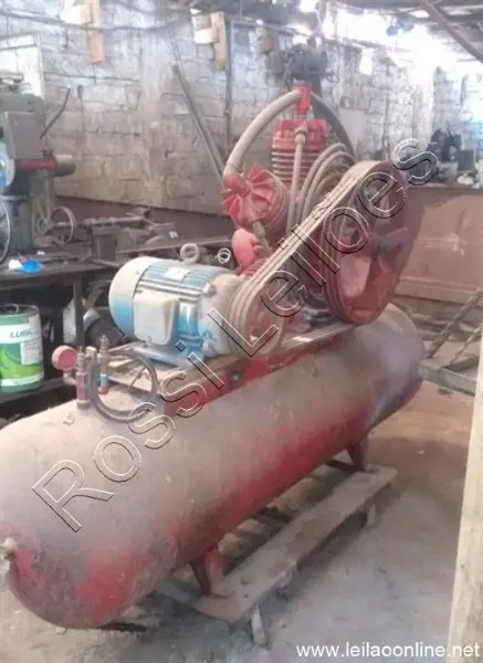 Compressor wayne 60 pes com motor de 15 hp - funcionando