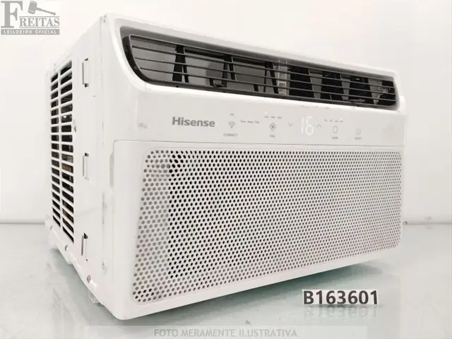 LOTE COM 01 AR-CONDICIONADO HISENSE TIPO JANELA AW-08CWBRVGU01 WI-FI CONNECT 8.500BTUS 127V 60HZ…