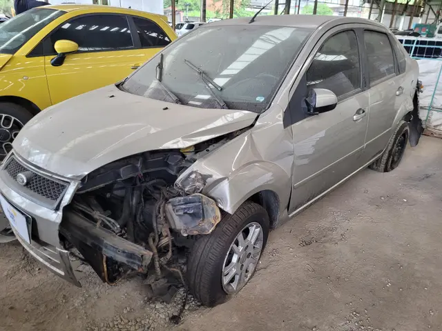 FORD FIESTA 1.6 FLEX 2007 2008 - SINISTRADO
