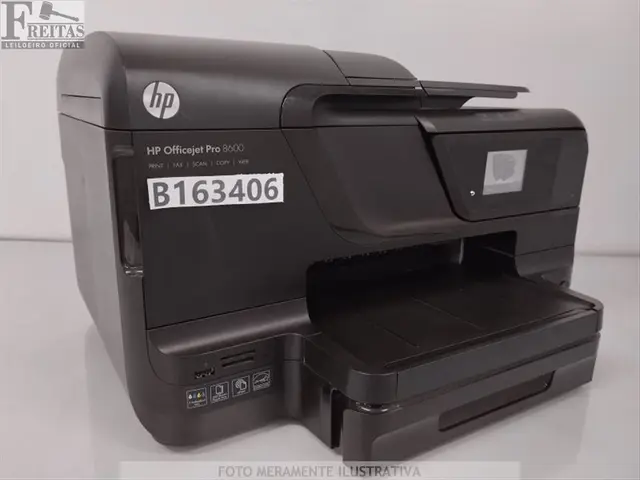 LOTE COM 01 IMPRESSORA HP OFFICEJET PRO 8600 BIVOLT 50/60HZ COM CARTUCHO / CABO…