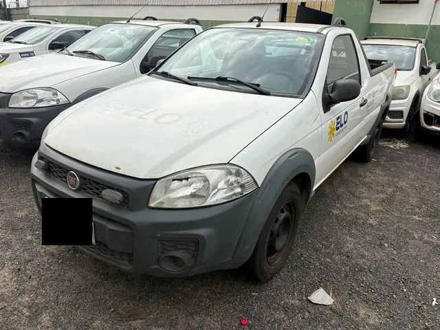 FIAT STRADA HD WK CC E, ANO: 2019/2019 - BRANCA - FLEX - (REF: 1519) - LOC. MATÃO/SP