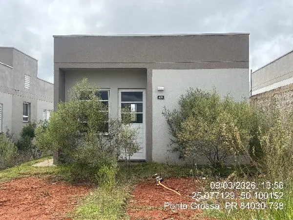 Casa - Área privativa: 48,64 m², Com 2 qt(s) - Localizado(a): RUA ELISEU ALVES DA COSTA, N. 471, LT 22 QD 55 - PONTA GROSSA/PR - CEP: 84023206