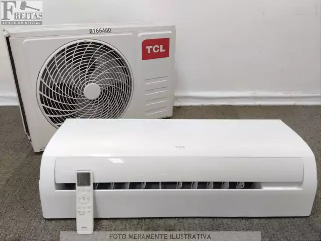 LOTE COM 01 AR CONDICIONADO SPLIT TCL FRIO 12.000 BTUS (EVAPORADORA/CONDENSADORA TAC-12CSA1 220V…