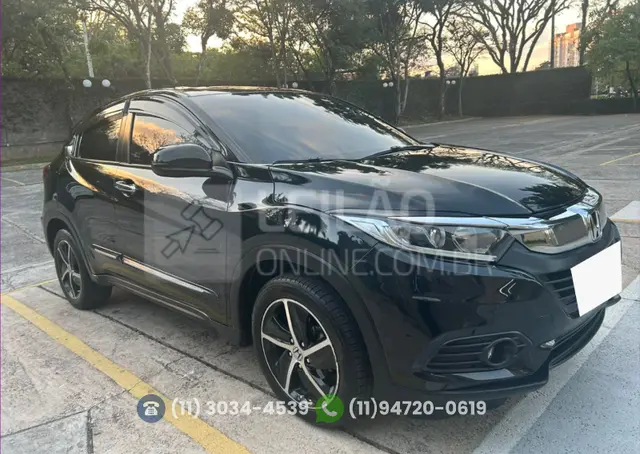 HONDA/HR-V LX CVT; 2020/2020; PRETA; ALCO./GASOL. - FUNCIONANDO - FIPE APROX.: R$ 100.895,00
