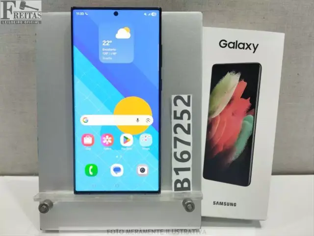 LOTE COM 01 SMARTPHONE SAMSUNG GALAXY S23 ULTRA SM-S918B 512GB 12GB RAM COM BATERIA RXCW203MVBL