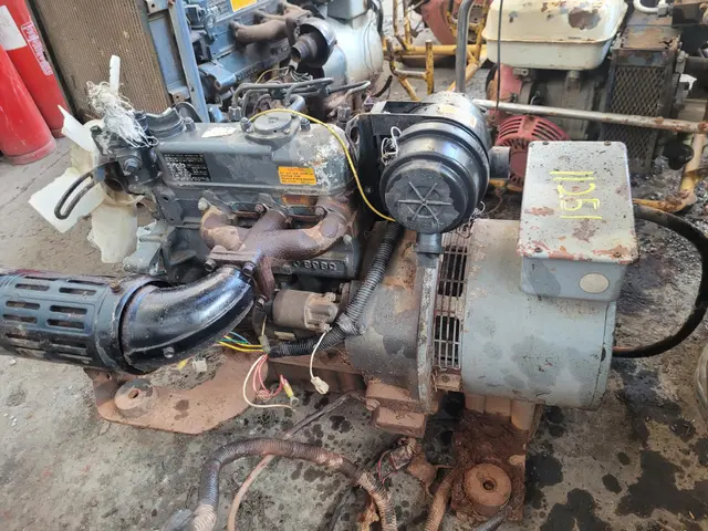 GRUPO GERADOR MOTOR KUBOTA 12,6 KW 1800RPM B1105BGET01