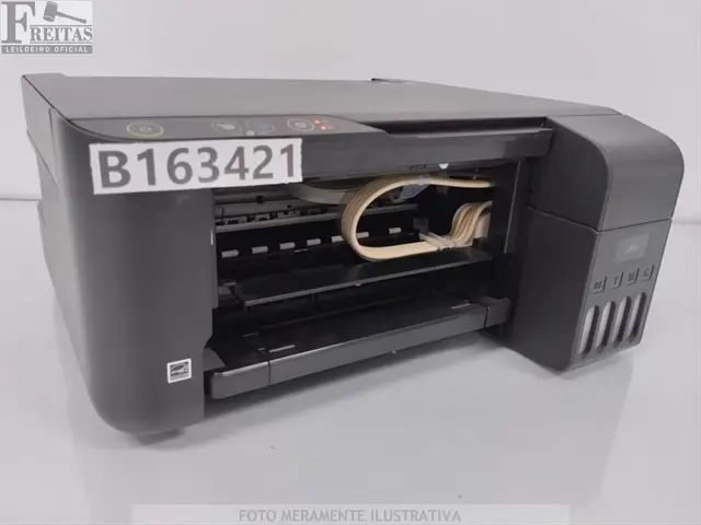 LOTE COM 01 IMPRESSORA EPSON L3110 C634D BIVOLT 50/60HZ SEM CABO X5EU026192 (FALTA PARTES)