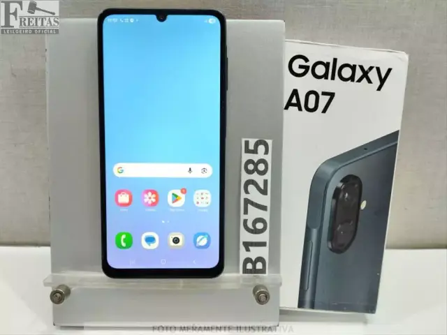 LOTE COM 01 SMARTPHONE SAMSUNG GALAXY A07 SM-A075M/DS 128GB 4GB RAM COM BATERIA R9QL105XQXM