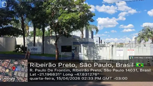 Apartamento - Área privativa: 42,96 m², Com 2 qt(s) - Localizado(a): RUA PAULO DE FRONTIM, N. 2005, Apto. 14, TORRE 09 BL B - RIBEIRAO PRETO/SP - CEP: 14030335
