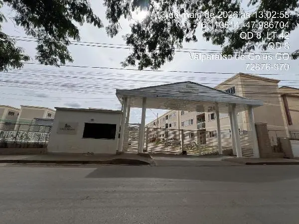 Apartamento - Área privativa: 59,23 m², Com 2 qt(s) - Localizado(a): RUA 08, N. SN, Apto. 102, BL 07 BOX 38 CHACARA 42 QD 08 - VALPARAISO DE GOIAS/GO - CEP: 72876024