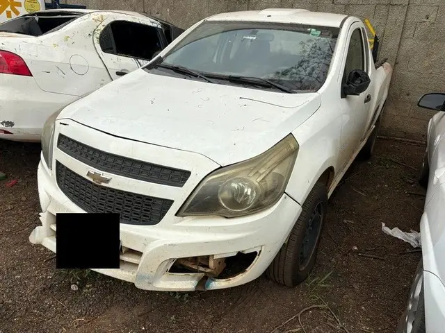 CHEVROLET MONTANA LS2, ANO: 2017/2018 - BRANCA - FLEX - (REF.: 1517) - LOC. MATÃO/SP