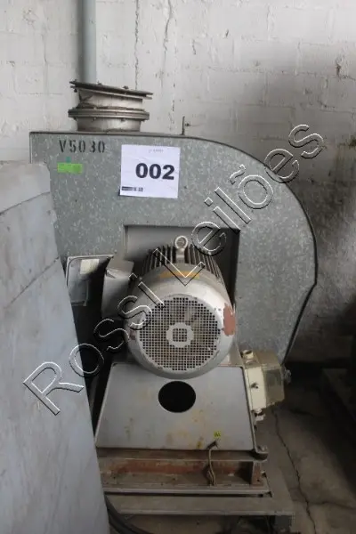 EXAUSTOR GLATT RCR4 U200, C/ MOTOR DE 30KW - NO ESTADO
