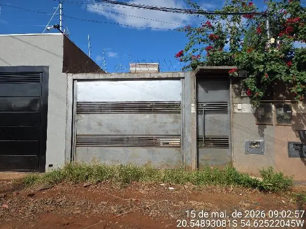 Casa - Área privativa: 56,86 m², Com 2 qt(s) - Localizado(a): RUA JOSE MAURICIO, N. 153, CS 02 LT 06 QD 31 - CAMPO GRANDE/MS - CEP: 79073258