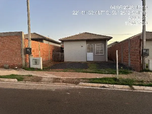 Casa - Área privativa: 43,85 m², Com 2 qt(s) - Localizado(a): RUA JULIANO CARDOSO DOS SANTOS (ANTIGA RUA C), N. 355, LT 13 QD D - ASSIS/SP - CEP: 19802652